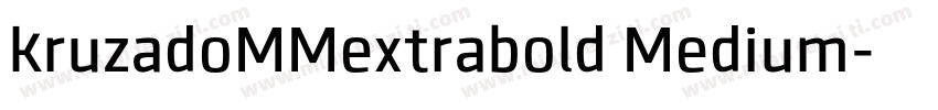 kruzadoMMextrabold Medium字体转换